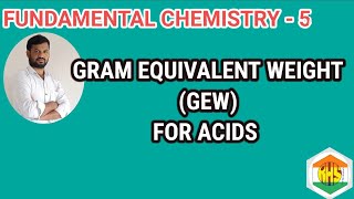 FUNDAMENTAL CHEMISTRY5 [upl. by Arramas]