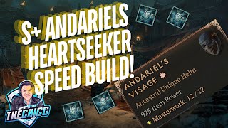 Diablo 4 Season 4  Andariels Heartseeker Rogue Speed Build Guide [upl. by Raddi]