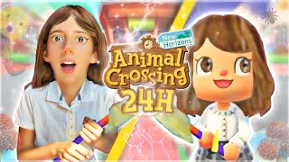 VIVRE 24 H COMME DANS ANIMAL CROSSING NEW HORIZONS [upl. by Erastus]