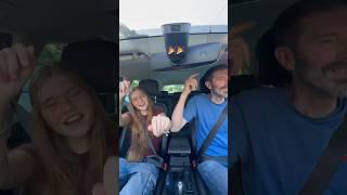 Best car ride ever Car rides with my dad are like this💕🎶 emma carpoolkaraoke jlo [upl. by Ahsiemac]