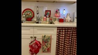 Shabby Chic Cozy Cottage Christmas Kitchen christmasdecorchristmaskitchendecor [upl. by Alexandro732]