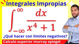 INTEGRALES IMPROPIAS de Primera Especie por Criterio de Comparación Ambos limites al infinito [upl. by Annawek]