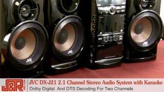 JVC DXJ21 Midsize 21 Channel Stereo Audio System  JRcom [upl. by Ahders]