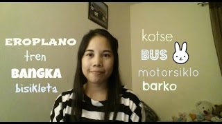 Learn Tagalog Transportasyon [upl. by Sabas704]