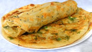 Crispy egg paratha recipe  Homemade restaurantstyle flaky layered egg paratha roll  Anda paratha [upl. by Eidob333]