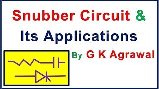 Snubber circuit for thyristor protection applications  power electronics [upl. by Gilbart356]