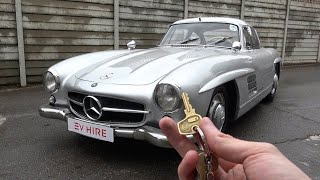 MercedesBenz 300 SL Gullwing InDepth Exterior and Interior Tour  Exhaust [upl. by Norward]