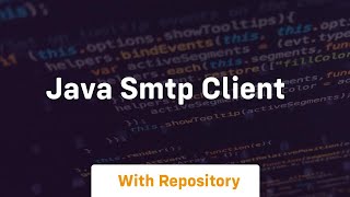 java smtp client [upl. by Anyzratak]