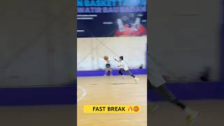 How to score in basketball 🏀 FAST BREAK 🦶 FAST FEET hooper speedandagility giannisantetokounmpo [upl. by Dorrehs]