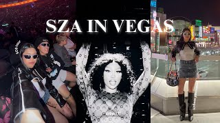 SZA SOS TOUR LAS VEGAS floor section  Venice Vlogs [upl. by Eddie410]