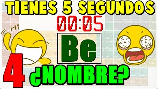 4 Tienes 5 segundos para adivinar el nombre  El Juego de la Tabla Periódica Nivel 13 [upl. by Nimsaj]