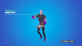 Snare Solo  Fortnite  Emote [upl. by Iphagenia854]