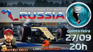 F1 2018  GP DE F1 DA RUSSIA SOCHI  F1 AO VIVO  GP DA RUSSIA SOCHI DE F1 VIRTUAL [upl. by Yentnuoc]