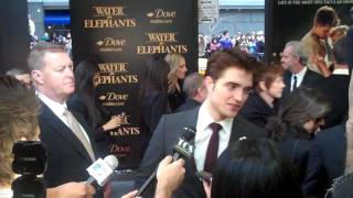 WATER FOR ELEPHANTS Red Carpet with Team Rosie [upl. by Anelaj220]