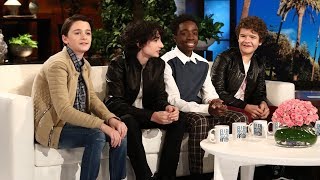 Cast from ‘Stranger Things’ Talk Meeting President Obama [upl. by Ardelis]