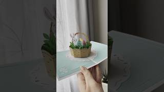 Easter Basket Pop Up Card with Cricut [upl. by Giule]