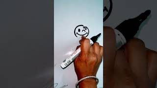 Fun smiley 😊 drawing howtodraw kidsdrawing shorts PalakEducationArts [upl. by Resarf]