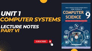 Computer Class 9th fbise New Book 2024  Chapter 1  Computer Systems  Short Lecture Notes  NBF [upl. by Esteban]