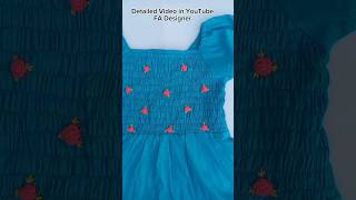 frock cutting and stitching  latest dress design for kids sewing fashion dressdesign [upl. by Kakalina]