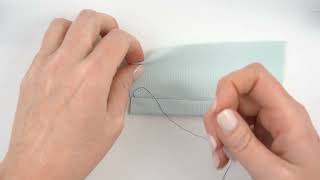 How to Sew a Blind Hem by Hand  EASY [upl. by Notsuoh]