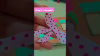 Diary decoration art diary cute sibscribe 🌼❤️📒📚📖 [upl. by Aramois]