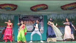 College freshers day performance  MrHarsha  Seeti maar  Andhamain premarani  Vanavana veluvaye [upl. by Perloff]