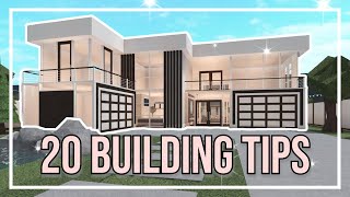 20 Building Tips To Build Better Houses in Bloxburg Roblox [upl. by Castro]