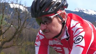 «Ziel ist dass es nie schwer wird»  Herbert Zahner Ultracycling Schweizermeister 2021 [upl. by Oicnerolf]