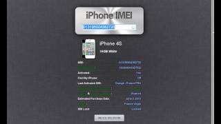 verificare imei iphone Gratis [upl. by Calise]