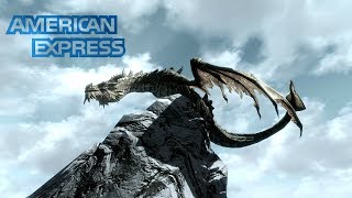 Paarthurnax Teaches Bankers from American Express  Skyrim Prank Call [upl. by Nywroc389]