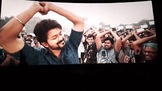 Thalapathy fans response for Vaathi Coming song Master 25 days celebration at Vettri Theatres [upl. by Atilem]