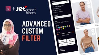 Create custom product filter woocommerce in Elementor  Crocoblock jet smart filters [upl. by Laetitia]