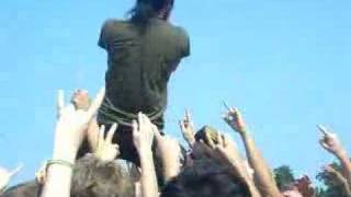 BLESSTHEFALL  warped tour craig in the crowd getting FAR [upl. by Ailb357]