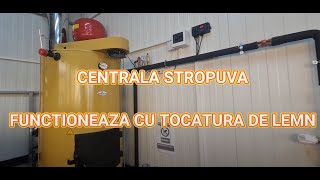 Centrala Stropuva functioneaza cu tocatura din lemn de la pomi  Autonomie 32 ore [upl. by Wappes]