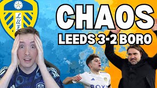 CHAOS AS WHITES GRASP WIN  Leeds United vs Boro Fan Reaction and Analysis [upl. by Greerson]