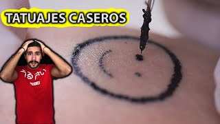 Estos TATUAJES se PUEDEN hacer DESDE CASA STICK AND POKE TATTOO [upl. by Maer565]