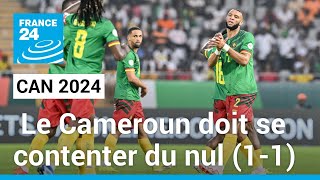 CAN 2024  Le Cameroun doit se contenter du nul face à la Guinée 11 • FRANCE 24 [upl. by Ruel]