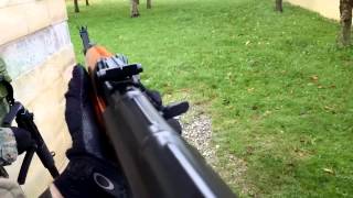 Airsoft GHK AKM GBBR Malfunctionstoppage [upl. by Elaval339]