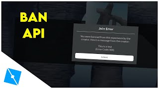 ROBLOX Tutorials  How to Use Ban API Ban System [upl. by Aivax]