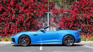 2017 Jaguar F Type SVR Convertible WALKAROUND [upl. by Fredek]