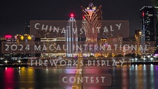 2024 Macau International Fireworks Display Contest  China Vs Italy [upl. by Pierette319]