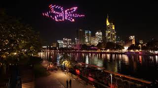 Timelapse der Drohnenshow zur Altstadt Eröffnungsfeier [upl. by Nennerb]