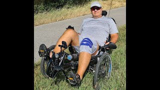 Radtour beim Neusiedler See Liegerad Recumbent trike HP Velotechnik Scorpion fs26 Gopro Hero 11 [upl. by Naitsirhc]