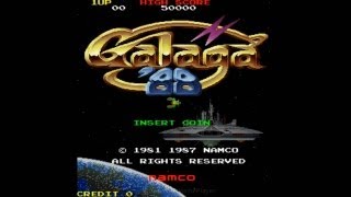 Galaga 88 1987 Namco Mame Retro Arcade Games [upl. by Regor]