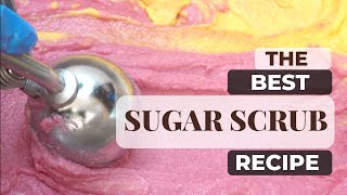 The BEST Emulsified Sugar Scrub Tutorial Free Recipe [upl. by Shandra]