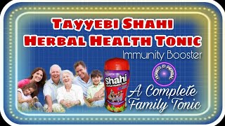 TAYYEBI SHAHI  Herbal Health Tonic  Immunity Boster  Review in UrduHindi [upl. by Madlen]