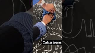 Como dobrar calça jeans [upl. by Juana]