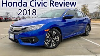 Start Up And Review  2018 Honda Civic EXT Review [upl. by Olumor383]