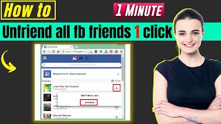 How to delete friends on facebook quickly 2024  unfriend all fb friends in one click [upl. by Enaek]