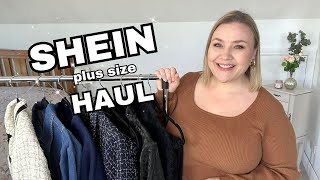 SHEIN PLUS SIZE HAUL  Apple shaped body fashion [upl. by Lordan]